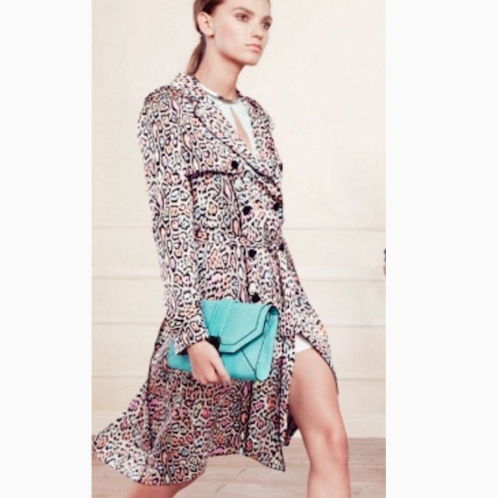 BCBG MAXAZRIA Pastel Leopard dress